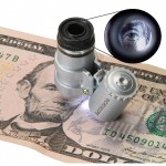 Microscopes miniatures à contact de poche avec un grossissement de 60x
