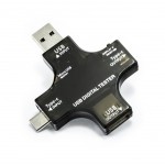 Testeur multi USB avec mesure de capacité, USB, micro USB, USB-C