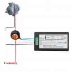 Compteur électrique intégré multifonctionnel AC 80~260V/100A - Transformateur de courant toroïdal
