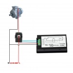 Compteur intégré multifonctionnel de quantités électriques AC 80~260V/100A - transformateur de courant ouvrable
