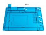 Grand bloc de silicone 455x300mm avec organisateur pour l'entretien et la réparation des téléphones portables, des tablettes