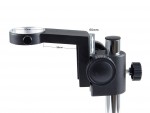 Support métallique avec pince pour le montage de systèmes optiques de microscopes et de caméras