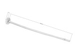 Sonde thermocouple en céramique de type K pour la mesure de hautes températures 400mm, 0 à 1300°C