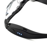 Loupes de service 0,75 - 4X avec éclairage LED et chargeur USB