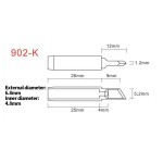 Pointe à souder K série 902 pour stations YIHUA