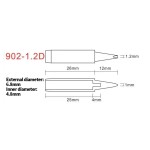 Pointe à souder 1.2D série 902 pour stations YIHUA