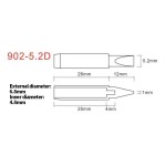 Série 902 Pointe à souder 5.2D pour stations YIHUA