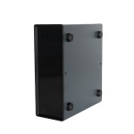 Boîte de construction métal/plastique 202x80x220mm - noir
