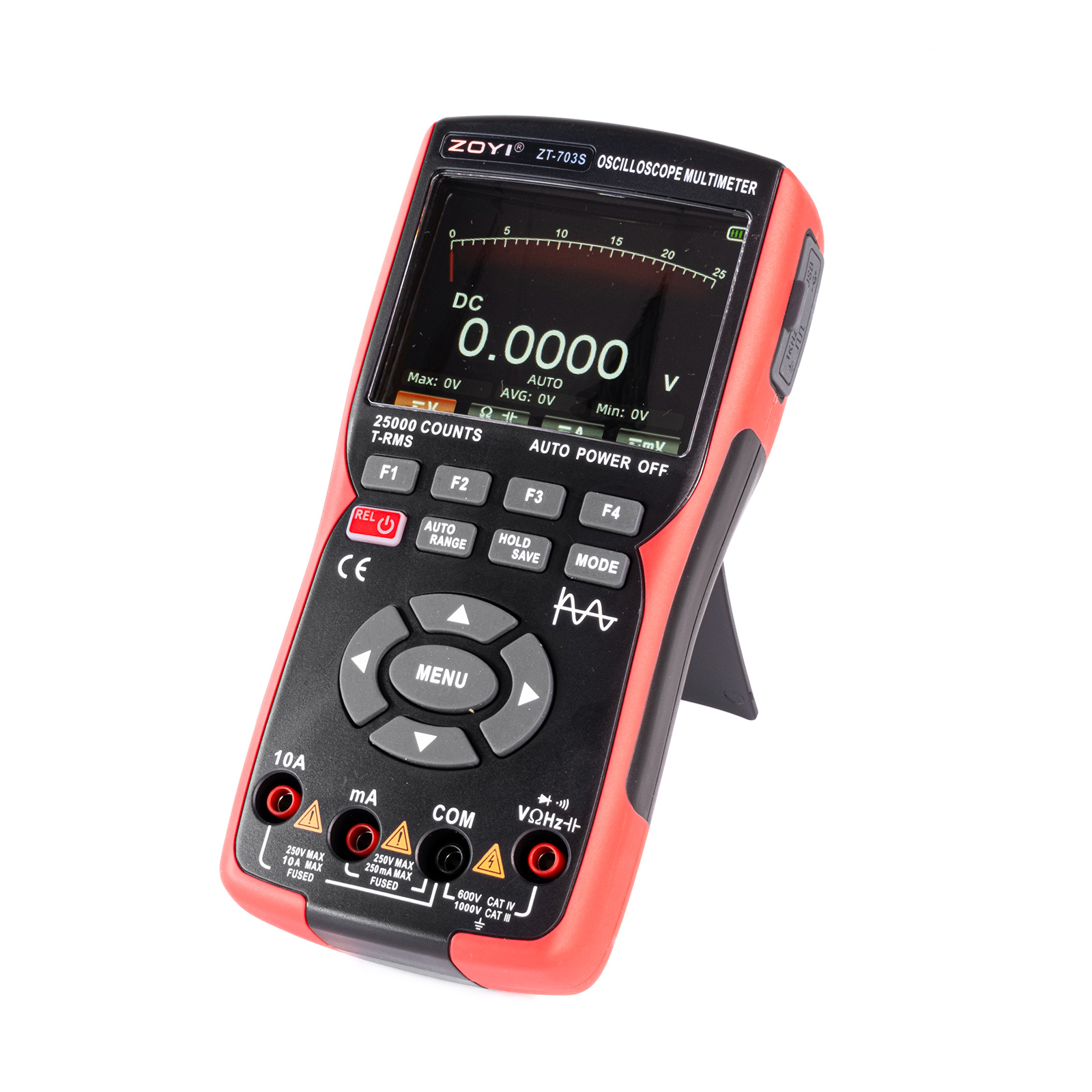 ZOYI ZT-703S 3V1 - multimètre avec oscilloscope et générateur de fonctions