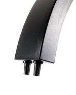 Lampe semi-circulaire à LED 9510 LED-C-TS1 2500lm, 3000-6500K - noir