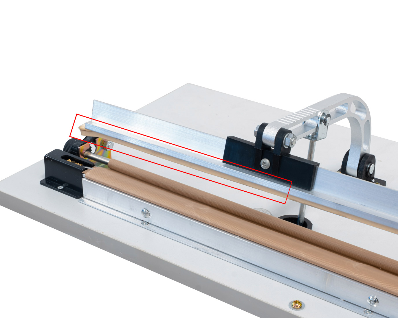 Barre de silicone de remplacement pour la partie supérieure de la machine à souder SFTD-1200