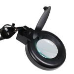 lampe de bureau noire à LED avec loupe 8D et lumière UV, IB-9001LED 1200lm, 6500K, 405nm