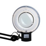 lampe de bureau noire à LED avec loupe 8D et lumière UV, IB-9001LED 1200lm, 6500K, 405nm