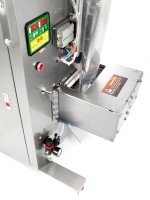 Machine d'emballage verticale pneumatique XT500 avec distributeur de produits en vrac et vide intégré 10-500g