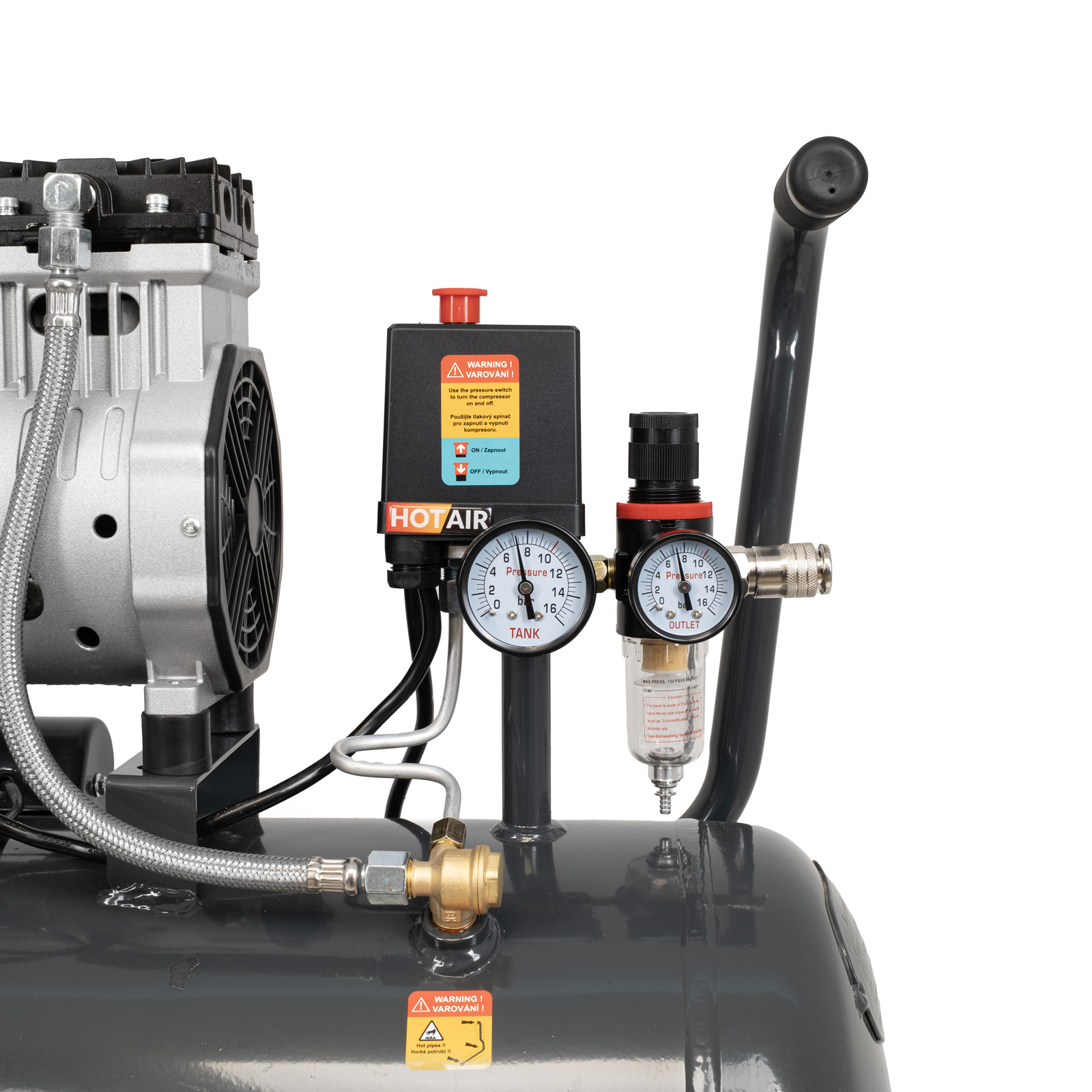 Compresseur sans huile Matabro MB-K202 - 50l, 230V, 1500W