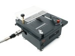 Mini scie d'établi multifonctionnelle avec accessoires pour la coupe, le fraisage, le meulage et le perçage