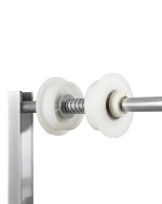 Pièce d'emballage inférieure à entraînement pneumatique pour doseurs de produits en vrac