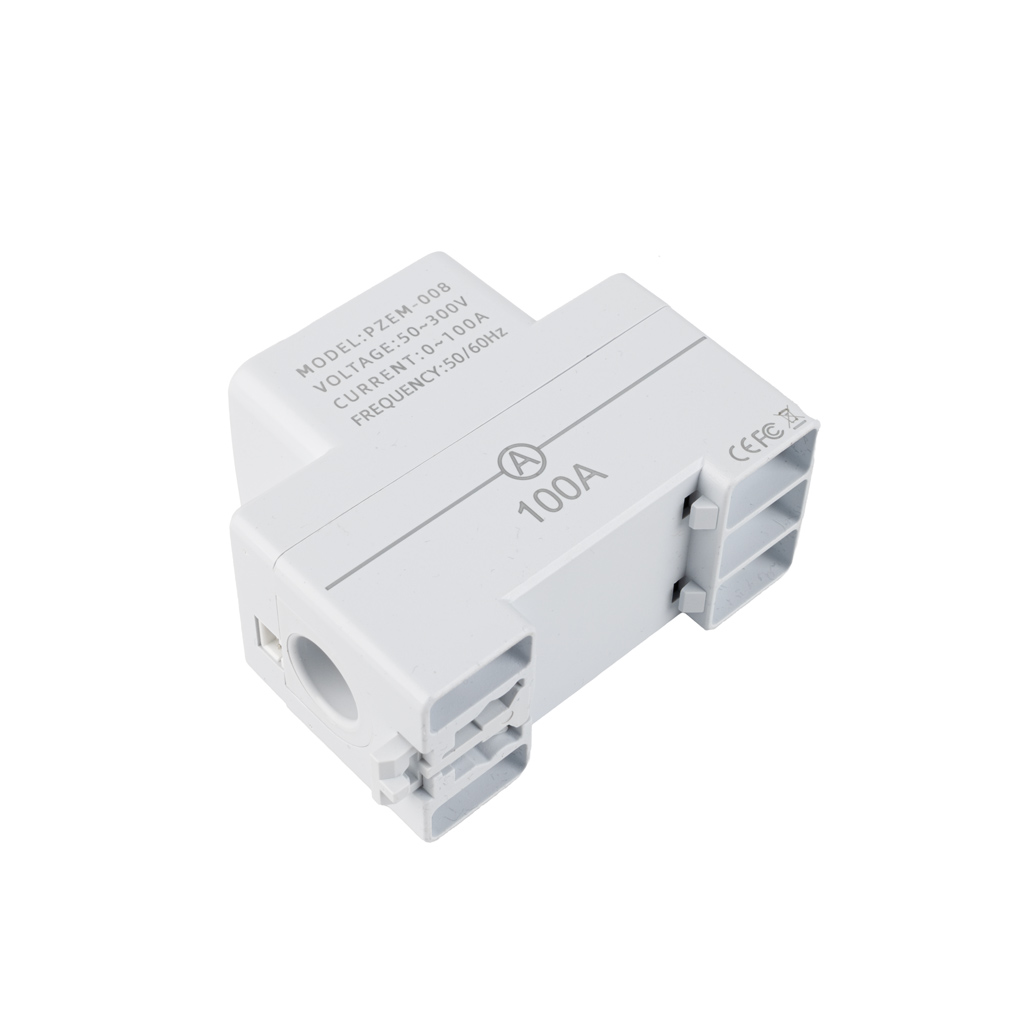 Compteur de consommation totale et instantanée de tension et de courant pour rail DIN PZEM-008, CA 50-300 V, 100 A