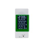 Compteur de consommation totale et instantanée de tension et de courant pour rail DIN PZEM-008, CA 50-300 V, 100 A
