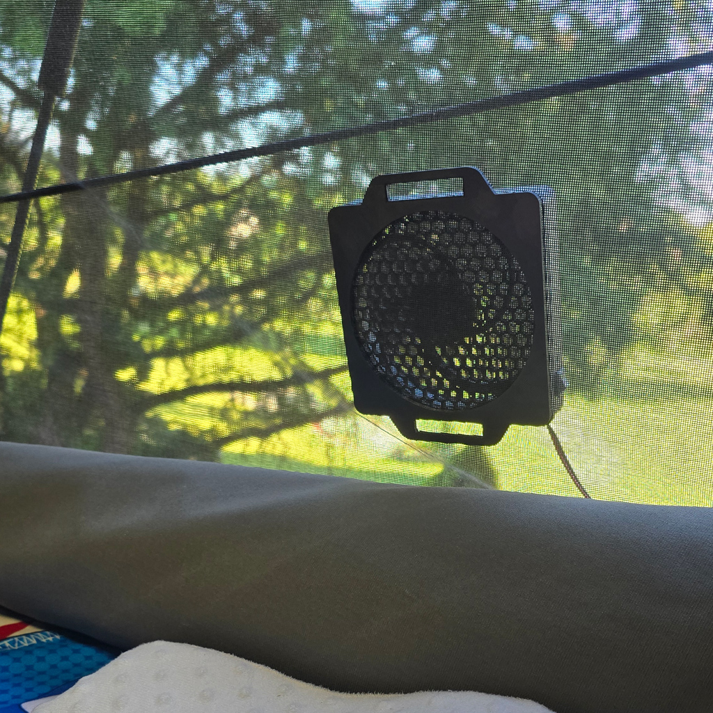 Ventilateur pour extensions de toit, tentes et caravanes - magnétique USB 5V