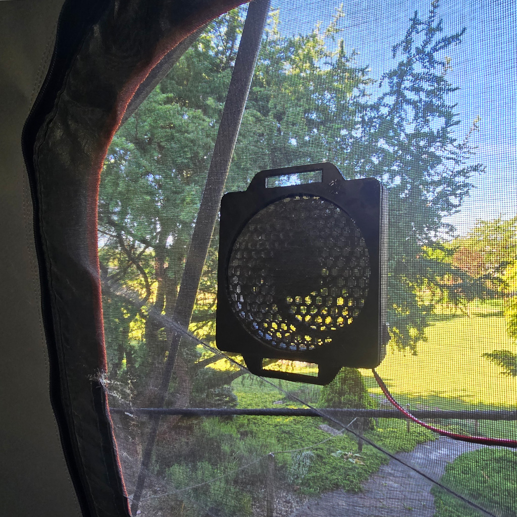 Ventilateur pour extensions de toit, tentes et caravanes - magnétique USB 5V