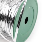 Fil de liage pour machine à torsader « twistband » - argenté, bobine de 250 m